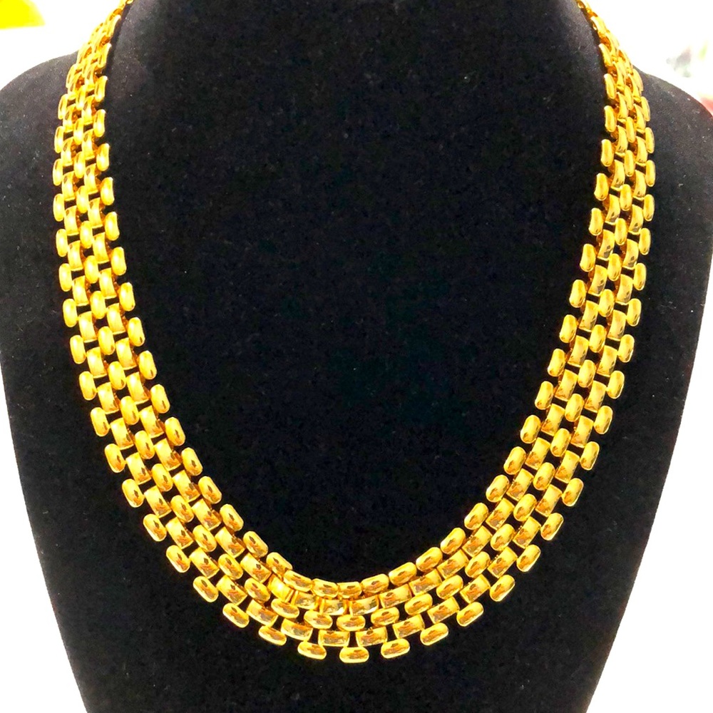 Gold plated chain approximately 16 inches long